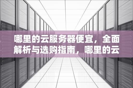 哪里的云服务器便宜，全面解析与选购指南，哪里的云服务器便宜又好用