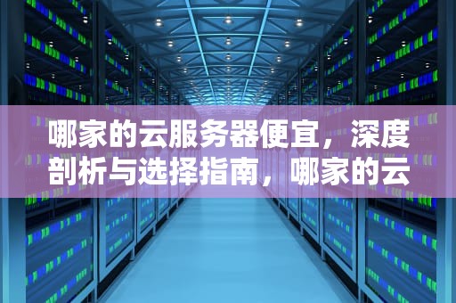 哪家的云服务器便宜，深度剖析与选择指南，哪家的云服务器便宜又好用