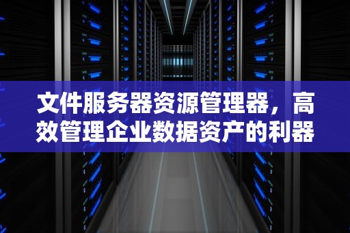 文件服务器资源管理器，高效管理企业数据资产的利器，文件服务器资源管理器怎么打开