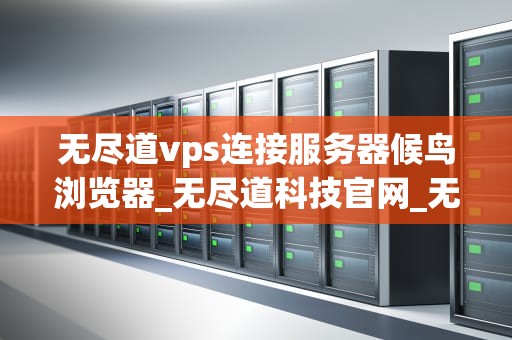 无尽道vps连接服务器候鸟浏览器_无尽道科技官网_无尽道VPS连接服务器候鸟浏览器的全面指南