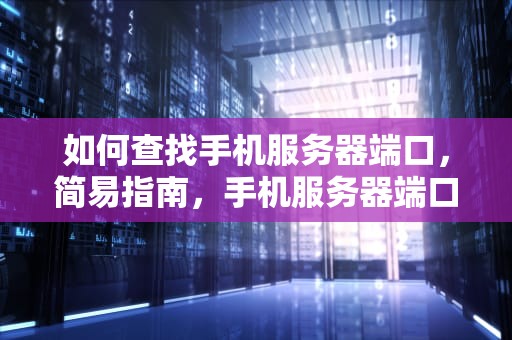 如何查找手机服务器端口，简易指南，手机服务器端口怎么查看