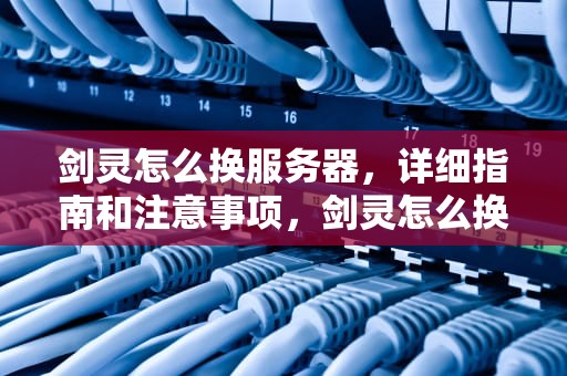 剑灵怎么换服务器，详细指南和注意事项，剑灵怎么换服务器