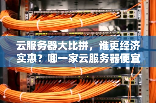 云服务器大比拼，谁更经济实惠？哪一家云服务器便宜又好用