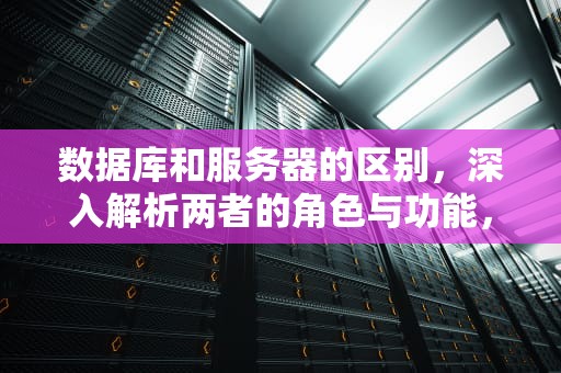 数据库和服务器的区别，深入解析两者的角色与功能，数据库和服务器的区别和联系