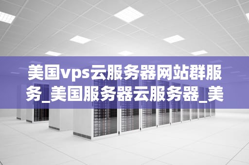 美国vps云服务器网站群服务_美国服务器云服务器_美国VPS云服务器网站群服务的优势与应用