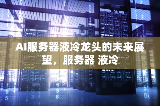 AI服务器液冷龙头的未来展望，服务器 液冷