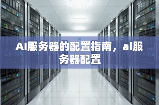 AI服务器的配置指南，ai服务器配置