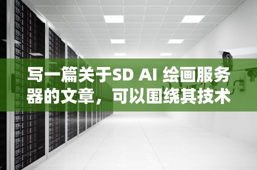 写一篇关于SD AI 绘画服务器的文章，可以围绕其技术特点、应用场景、优势以及可能面临的挑战等方面展开。以下是一个示例文章