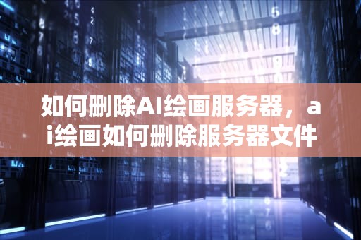 如何删除AI绘画服务器，ai绘画如何删除服务器文件