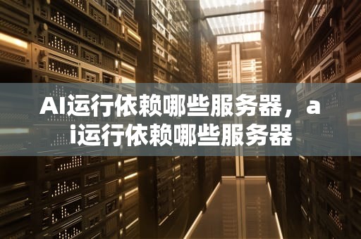 AI运行依赖哪些服务器，ai运行依赖哪些服务器