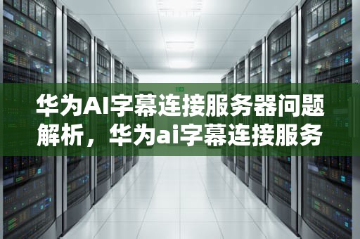 华为AI字幕连接服务器问题解析，华为ai字幕连接服务器错误