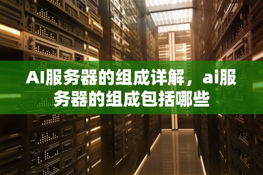AI服务器的组成详解，ai服务器的组成包括哪些