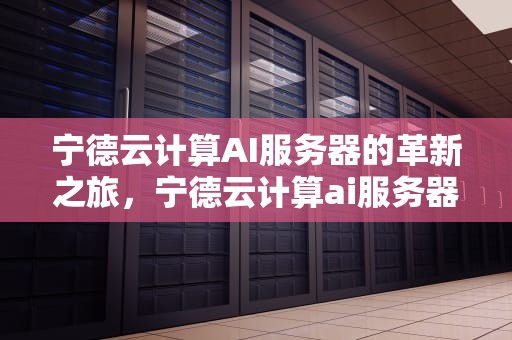宁德云计算AI服务器的革新之旅，宁德云计算ai服务器怎么样