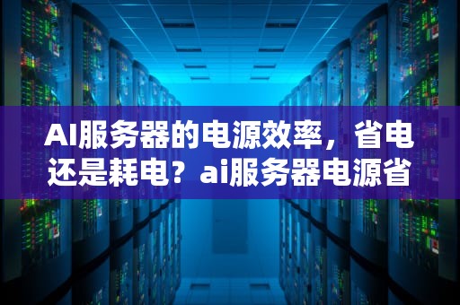 AI服务器的电源效率，省电还是耗电？ai服务器电源省电吗知乎