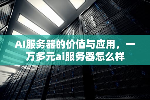 AI服务器的价值与应用，一万多元ai服务器怎么样