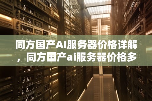 同方国产AI服务器价格详解，同方国产ai服务器价格多少