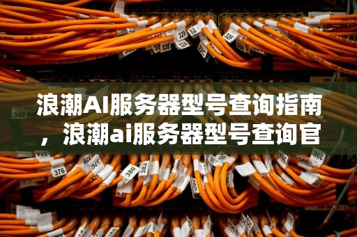 浪潮AI服务器型号查询指南，浪潮ai服务器型号查询官网