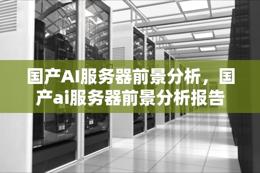 国产AI服务器前景分析，国产ai服务器前景分析报告