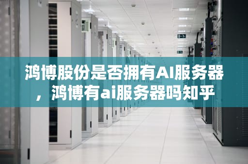 鸿博股份是否拥有AI服务器，鸿博有ai服务器吗知乎