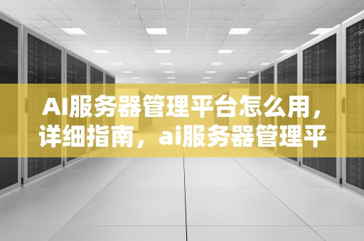 AI服务器管理平台怎么用，详细指南，ai服务器管理平台怎么用不了
