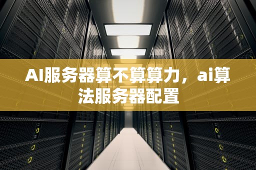 AI服务器算不算算力，ai算法服务器配置
