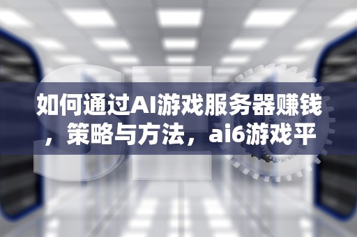 如何通过AI游戏服务器赚钱，策略与方法，ai6游戏平台游戏客服