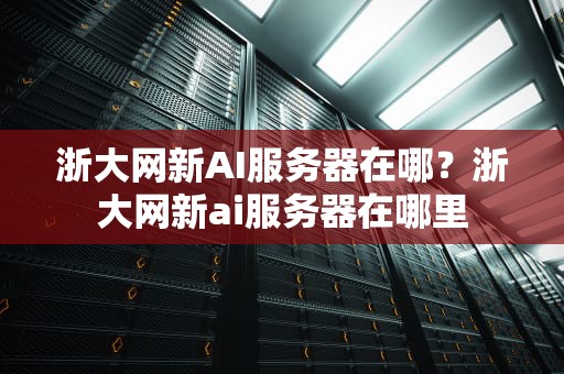 浙大网新AI服务器在哪？浙大网新ai服务器在哪里