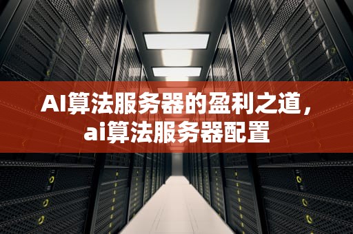 AI算法服务器的盈利之道，ai算法服务器配置