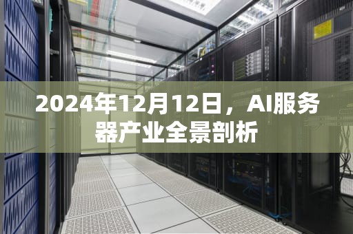 2024年12月12日，AI服务器产业全景剖析