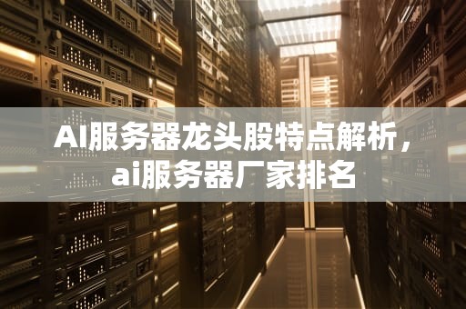AI服务器龙头股特点解析，ai服务器厂家排名