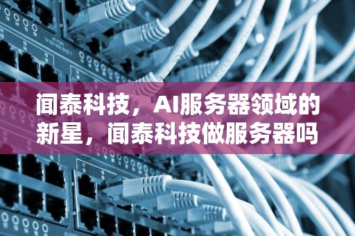 闻泰科技，AI服务器领域的新星，闻泰科技做服务器吗