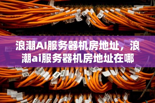 浪潮AI服务器机房地址，浪潮ai服务器机房地址在哪