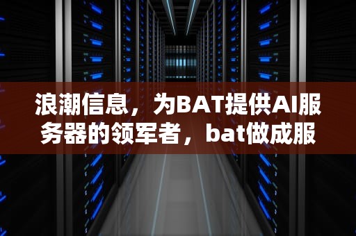 浪潮信息，为BAT提供AI服务器的领军者，bat做成服务