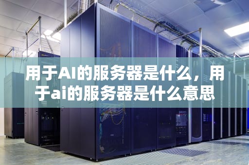 用于AI的服务器是什么，用于ai的服务器是什么意思