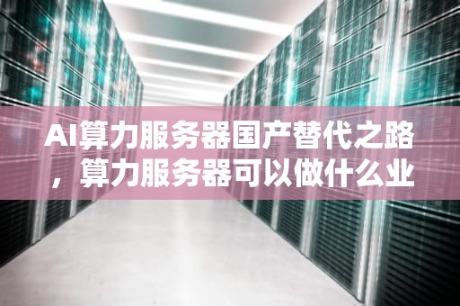 AI算力服务器国产替代之路，算力服务器可以做什么业务