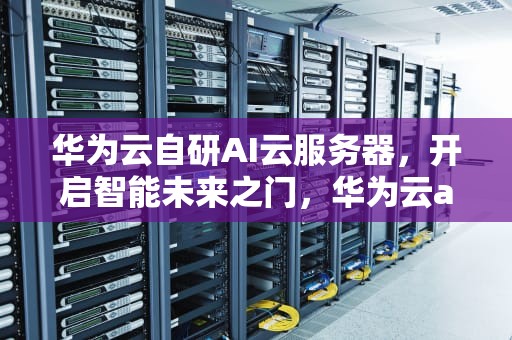 华为云自研AI云服务器，开启智能未来之门，华为云ai平台