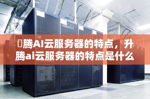 昇腾AI云服务器的特点，升腾ai云服务器的特点是什么