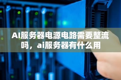 AI服务器电源电路需要整流吗，ai服务器有什么用