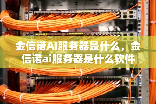 金信诺AI服务器是什么，金信诺ai服务器是什么软件
