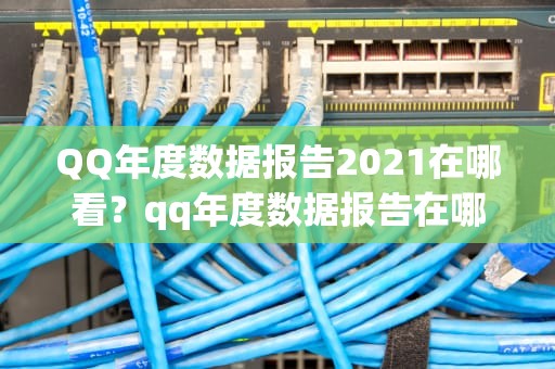 QQ年度数据报告2021在哪看？qq年度数据报告在哪看2023