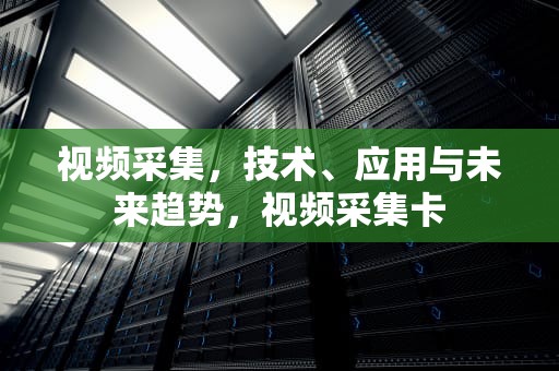 视频采集，技术、应用与未来趋势，视频采集卡