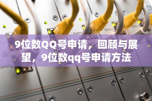 9位数QQ号申请，回顾与展望，9位数qq号申请方法