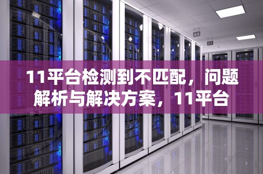 11平台检测到不匹配，问题解析与解决方案，11平台检测到不匹配数据异常