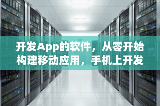 开发App的软件，从零开始构建移动应用，手机上开发app的软件