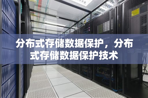 分布式存储数据保护，分布式存储数据保护技术
