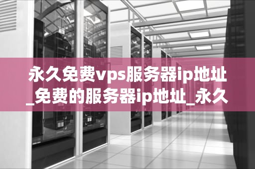 永久免费vps服务器ip地址_免费的服务器ip地址_永久免费VPS服务器IP地址的探讨与应用