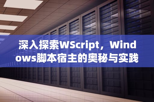 深入探索WScript，Windows脚本宿主的奥秘与实践，wscript shell