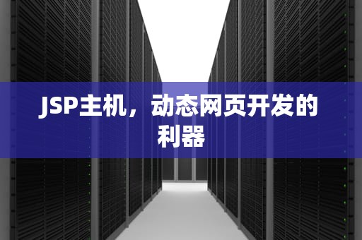 JSP主机，动态网页开发的利器