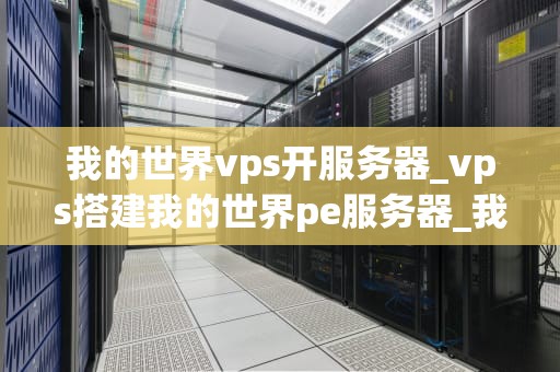 我的世界vps开服务器_vps搭建我的世界pe服务器_我的世界VPS开服务器指南