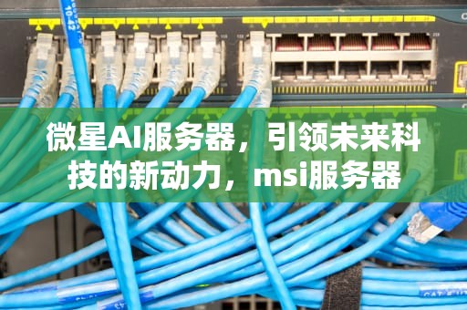 微星AI服务器，引领未来科技的新动力，msi服务器